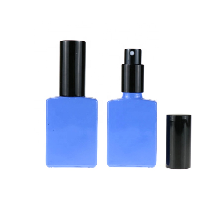 Free Sample Manufacturer Wholesale Luxury Refillable Custom Cap 30ml Spray Frosted Empty Glass Perfume Bottles