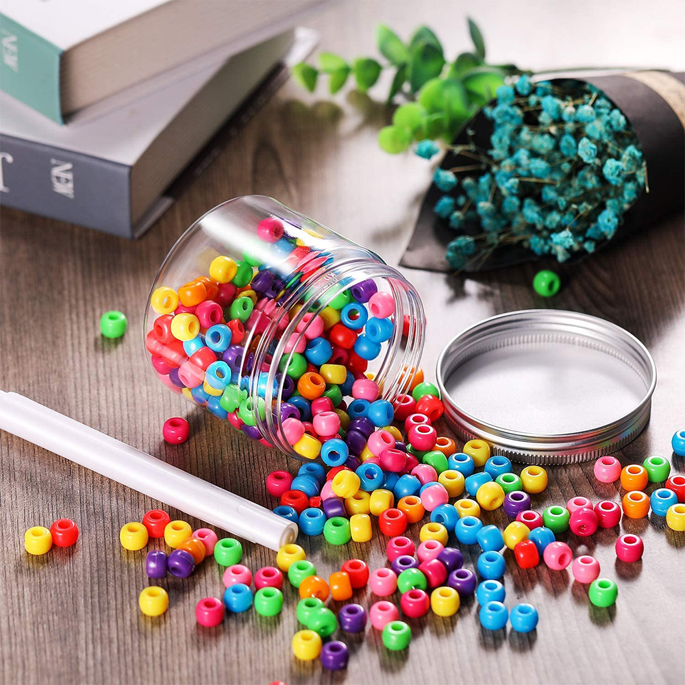 Free Samples 50g 80g 100g 120g 150g 180g 200g 250g 300g 400g 500g Wide Mouth Clear Cosmetic Plastic Pet Jar with Aluminum Cap