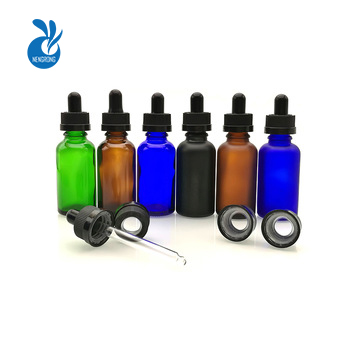 Free Samples 5ml 10ml 20ml 30ml 50ml 100ml 15ml blue e liquid glass dropper bottle pipette essential oil glass dropper bottles