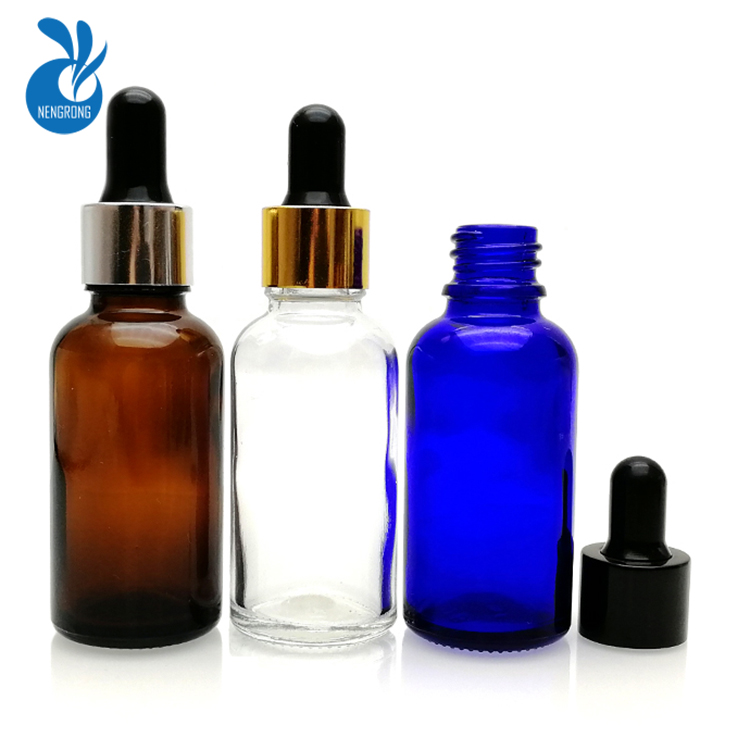 Free Samples 5ml 10ml 20ml 30ml 50ml 100ml 15ml blue e liquid glass dropper bottle pipette essential oil glass dropper bottles