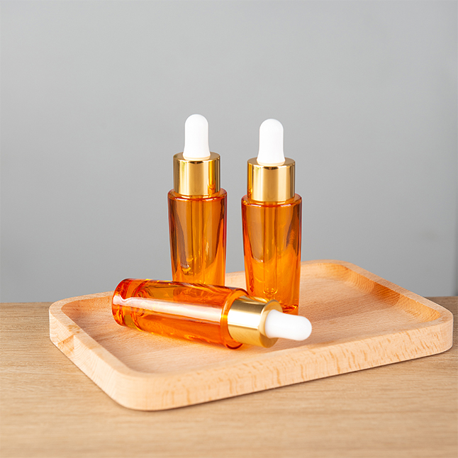 Free Samples Glass Dropper Bottle 15ml 50ml Bamboo Lid Cap