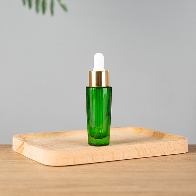 Free Samples Glass Dropper Bottle 15ml 50ml Bamboo Lid Cap