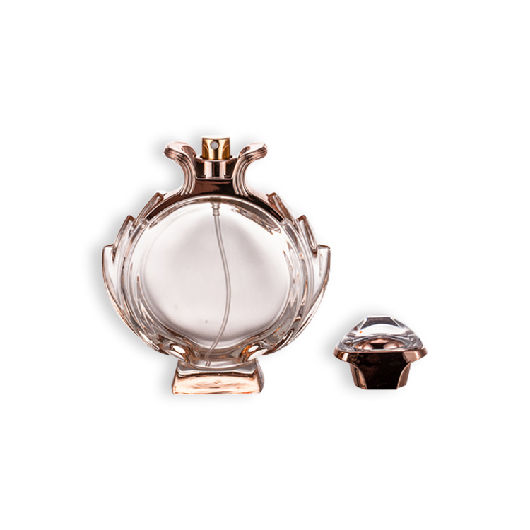 Free Samples Luxury 100ml Glass Refillable Spray Perfume Bottle with Cap