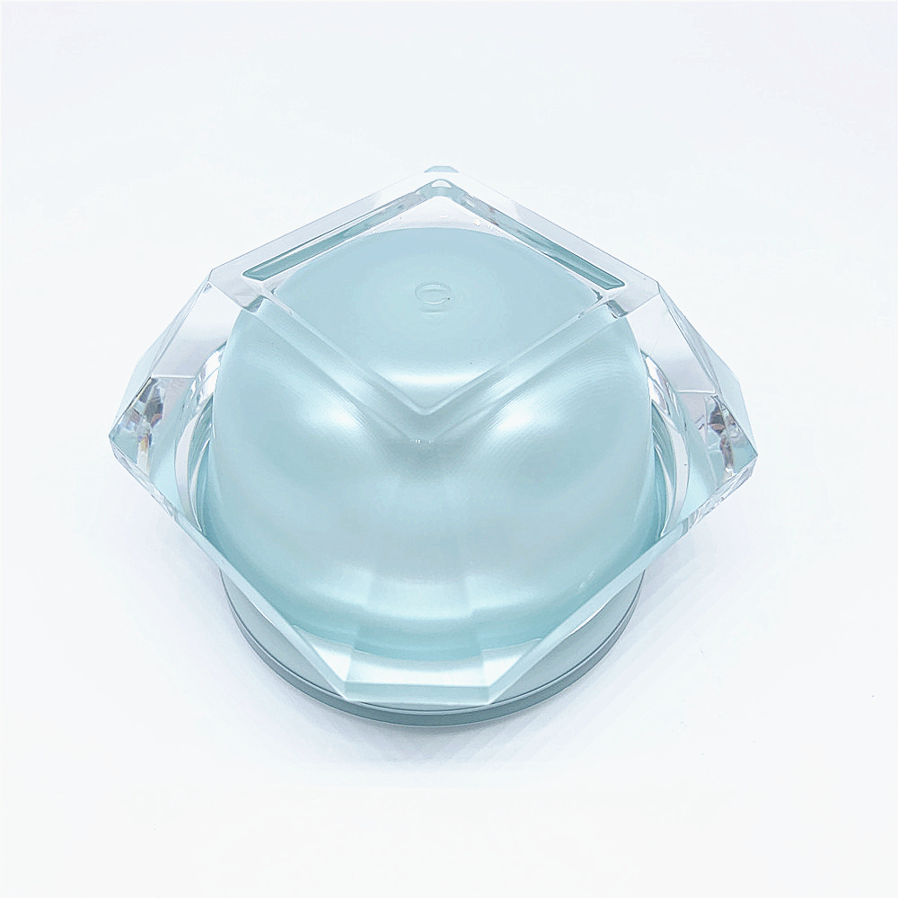 Free Samples Portable 5g 15g Acrylic Double Wall Cosmetic Jar