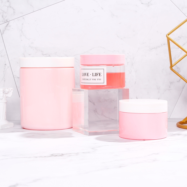 Free Shipping 10g 20g 30g 50g 100g Colorful Face Cream Jars Pot Travel Plastic Empty Cute Cosmetic Sample Containers