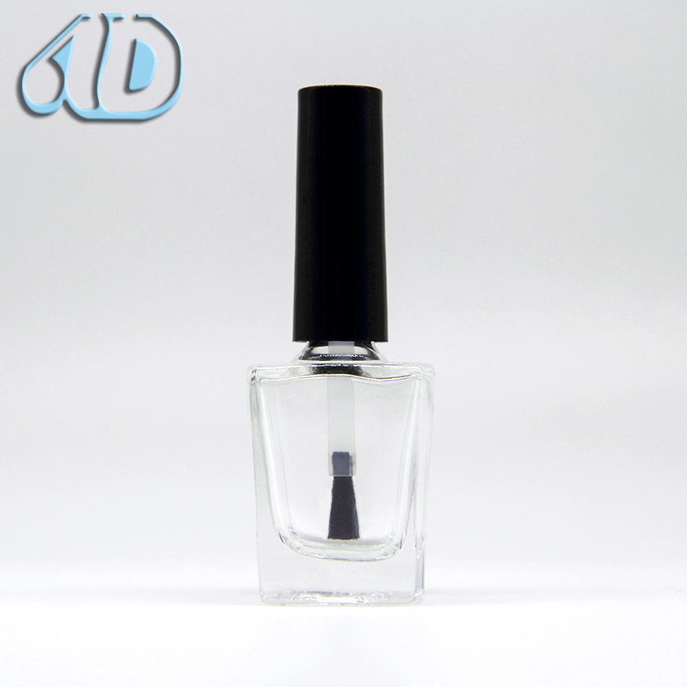 Free Shipping China Suppliers Free Sample Hot Stamping Empty Nail Glass Polish Bottle With Brush