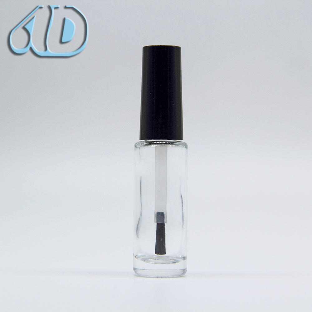 Free Shipping China Suppliers Free Sample Hot Stamping Empty Nail Glass Polish Bottle With Brush