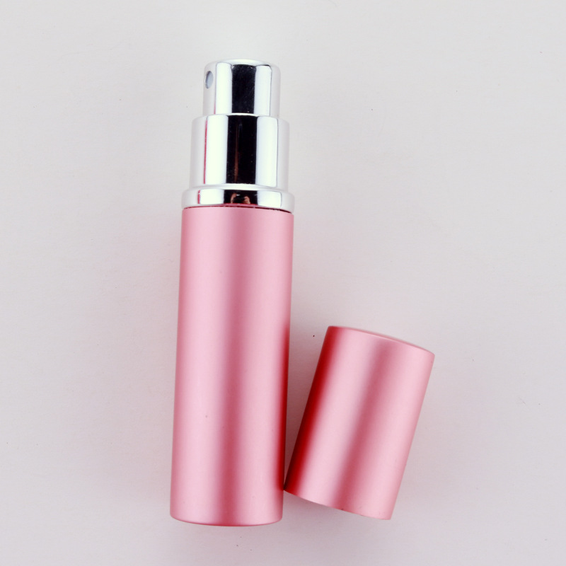 Free Shipping Mini 5ml Aluminum Pocket Perfume Glass Bottle