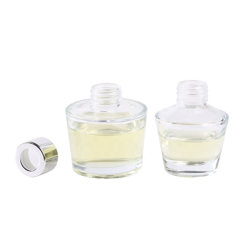 Free sample 100ml 50ml perfume glass bottle essential oil aroma reed diffuser bottle