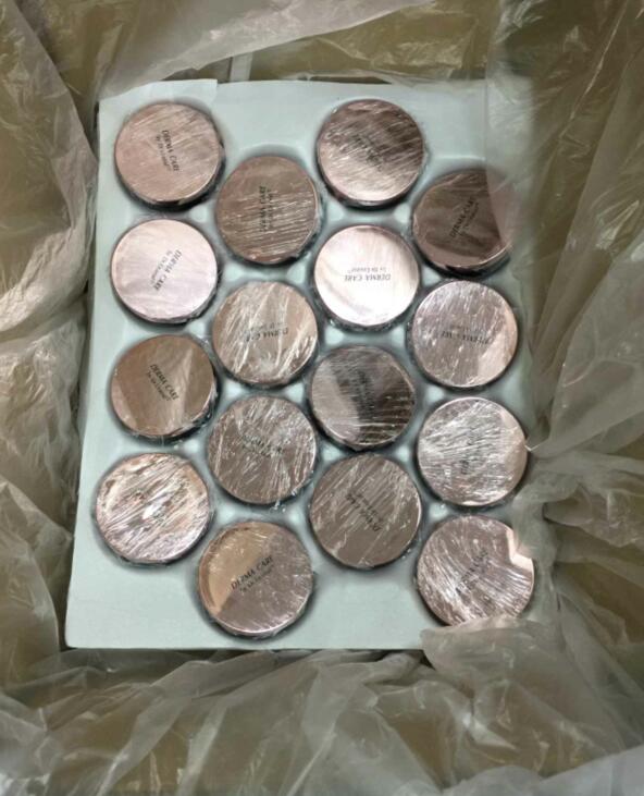 Free sample 10g matte black empty loose powder jar container with sifter