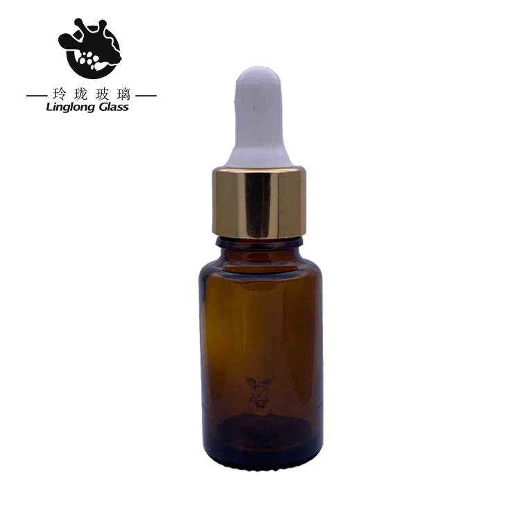 Free sample 10ml essential oil amber glass bottle with euro dropper
