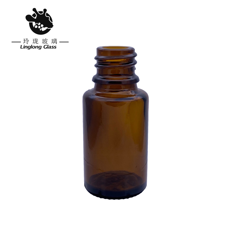 Free sample 10ml essential oil amber glass bottle with euro dropper