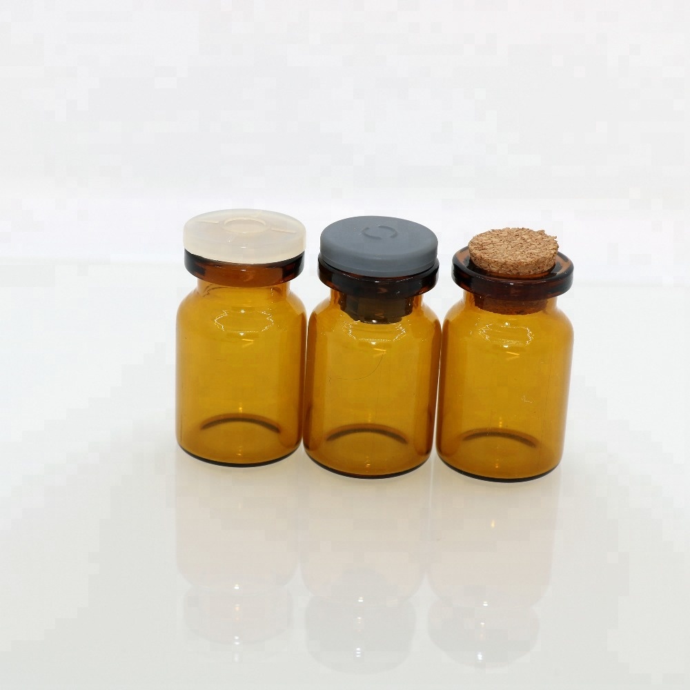 Free sample 1ml 2ml 10ml 20ml 30ml e-liquid small schering glass bottles with cork for sale
