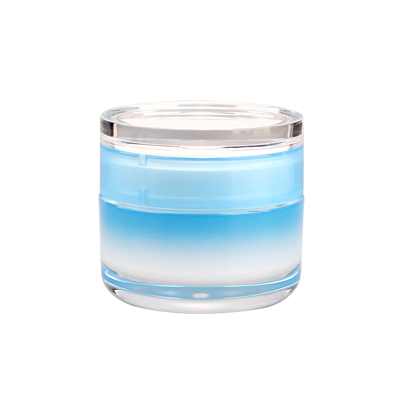Free sample 20g acrylic double wall cosmetic empty jar