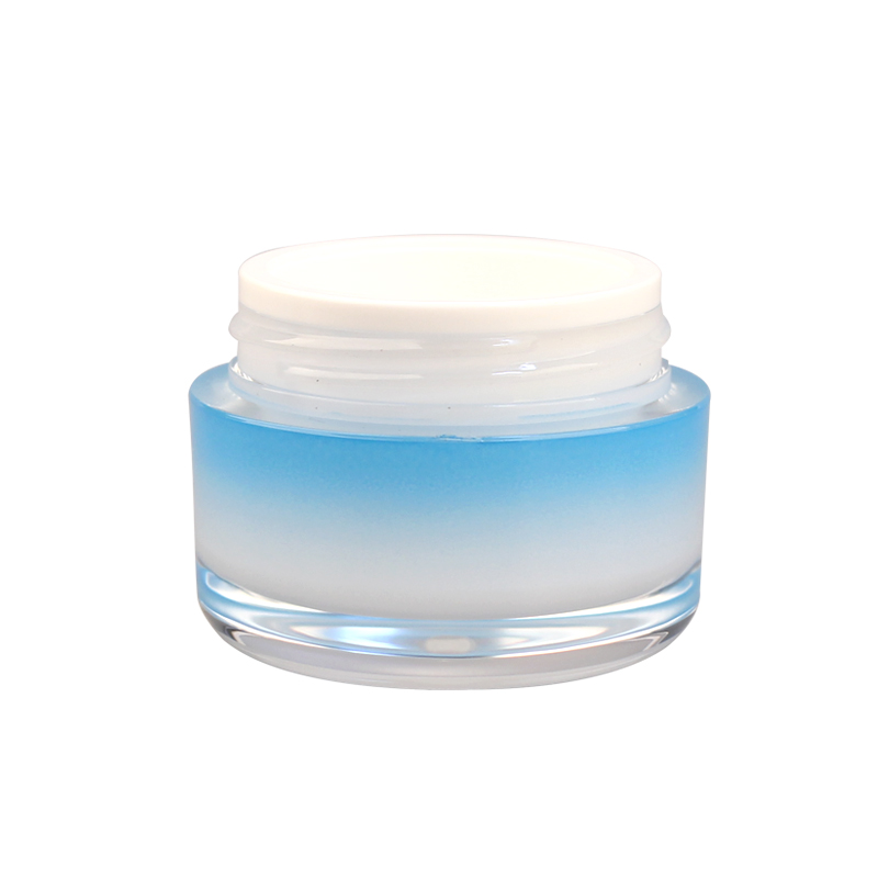Free sample 20g acrylic double wall cosmetic empty jar