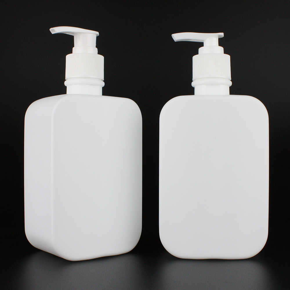 Free sample 500 ml pet plastic lotion bottle with pump for shampoo
