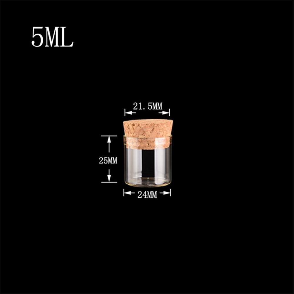 Free sample 5ml e-liquid Small Schering Glass Bottles with Cork for Sale custom Made Bottles Cute Jars Wholesale