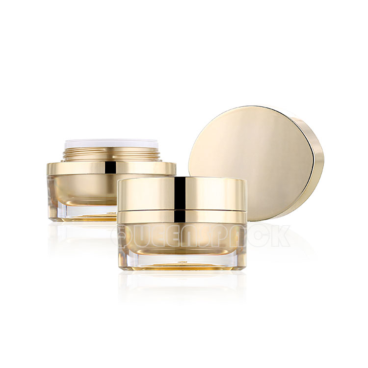 Free sample Factory Wholesale High-end Custom Brand Cosmetic Skin Care Cream Different Size Color Acrylic Jar