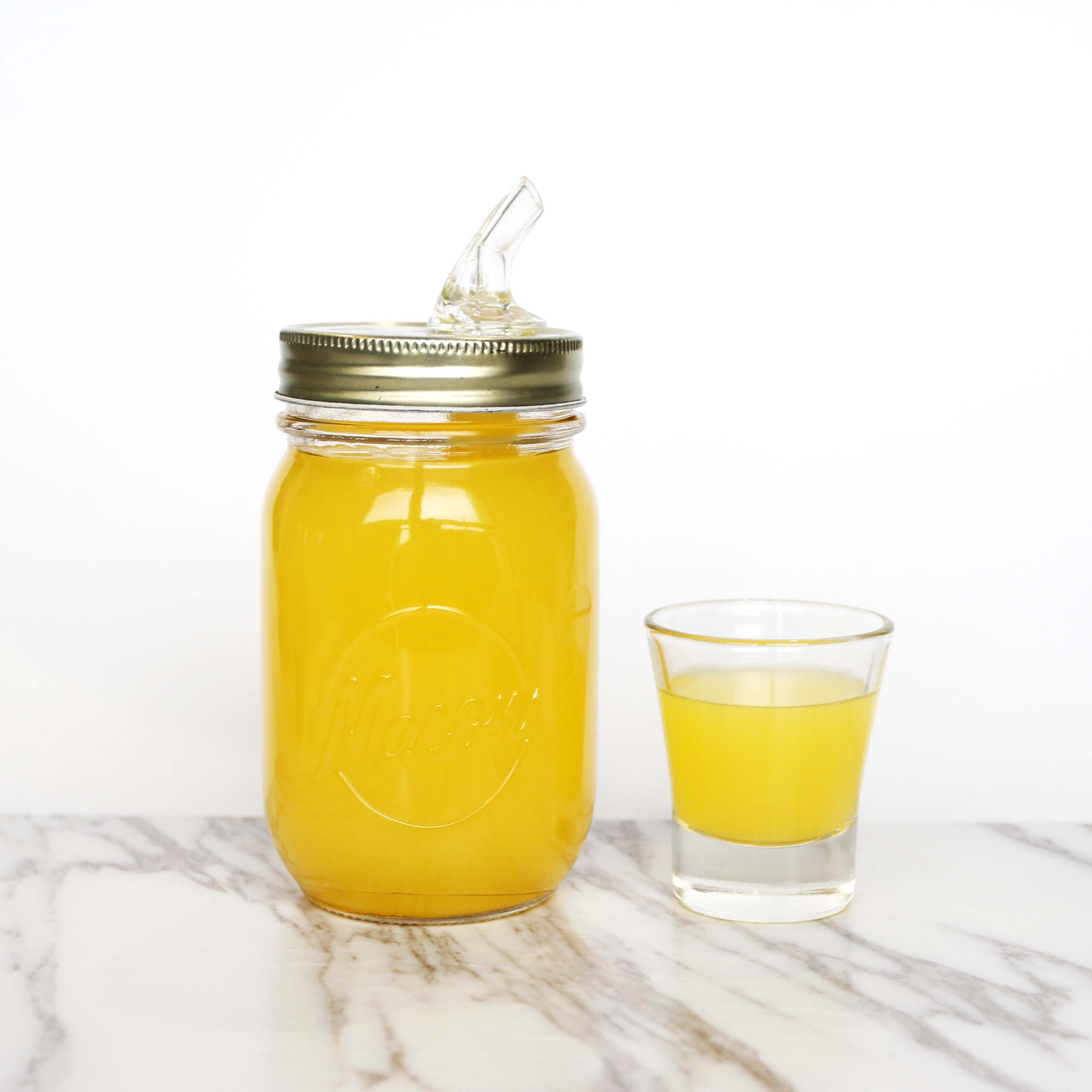Free sample Glass Mason Jar 2oz 4oz 12oz 16oz 25oz 750ml With Acrylic Lids Straw For Liquor Iced Brew Drinks Coffee