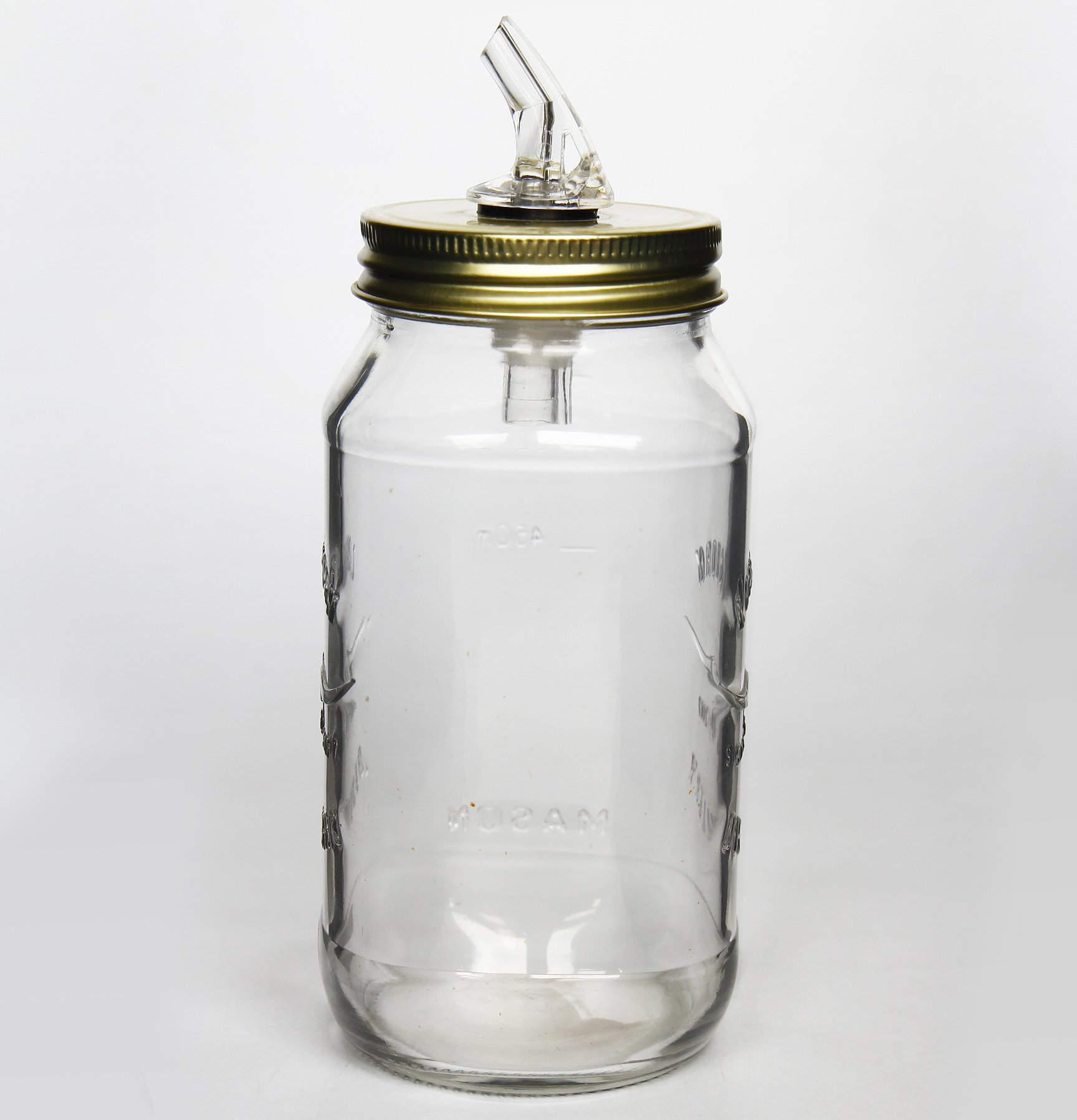 Free sample Glass Mason Jar 2oz 4oz 12oz 16oz 25oz 750ml With Acrylic Lids Straw For Liquor Iced Brew Drinks Coffee