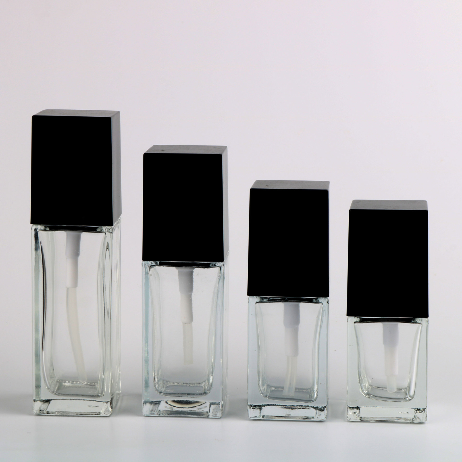 Free sample High Quality 30ML Luxury Glass Makeup Foundation Bottle