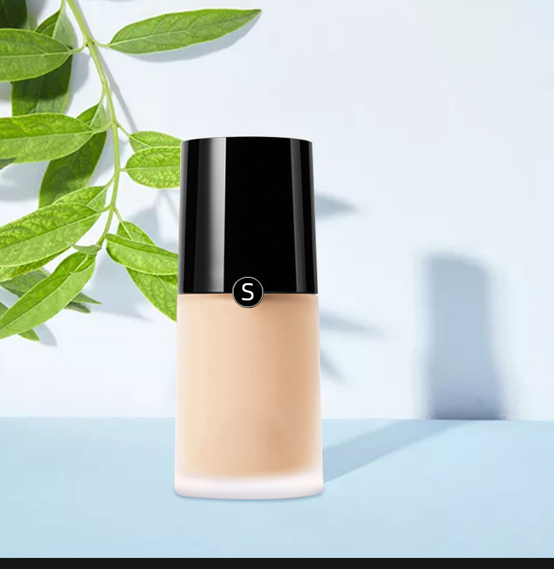Free sample High Quality 30ML Luxury Glass Makeup Foundation Bottle