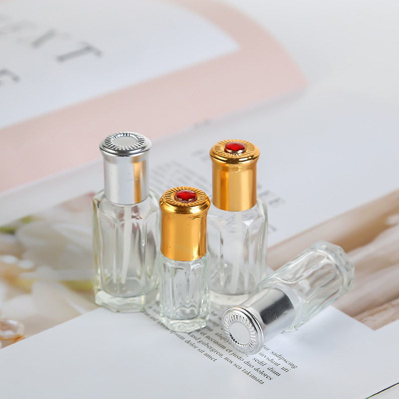 Free sample New design square 3ml 6ml 9ml 12ml roll on bottle roller bottle essential oil bottle for fragrance