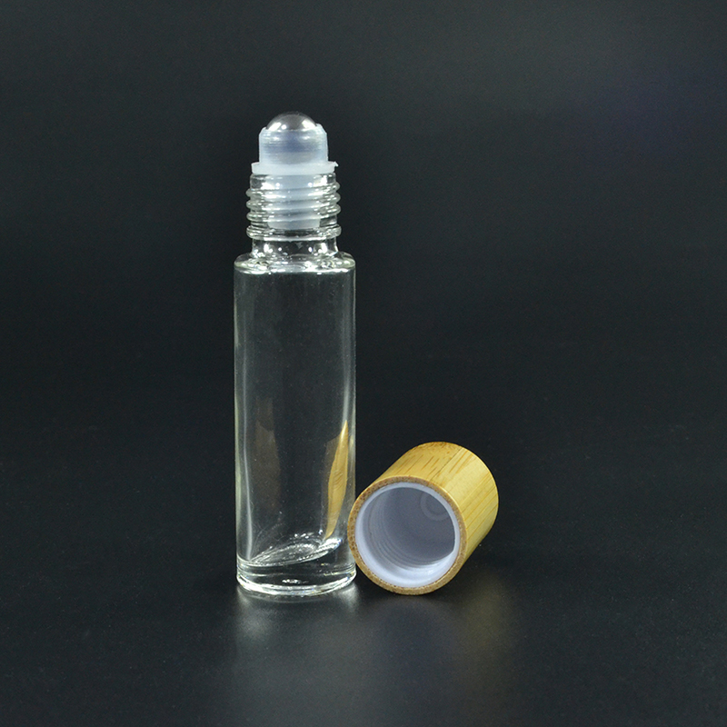 Free sample OEM color lipstick tube lip gloss10ml 15ml bamboo glass roller bottle for essence oil