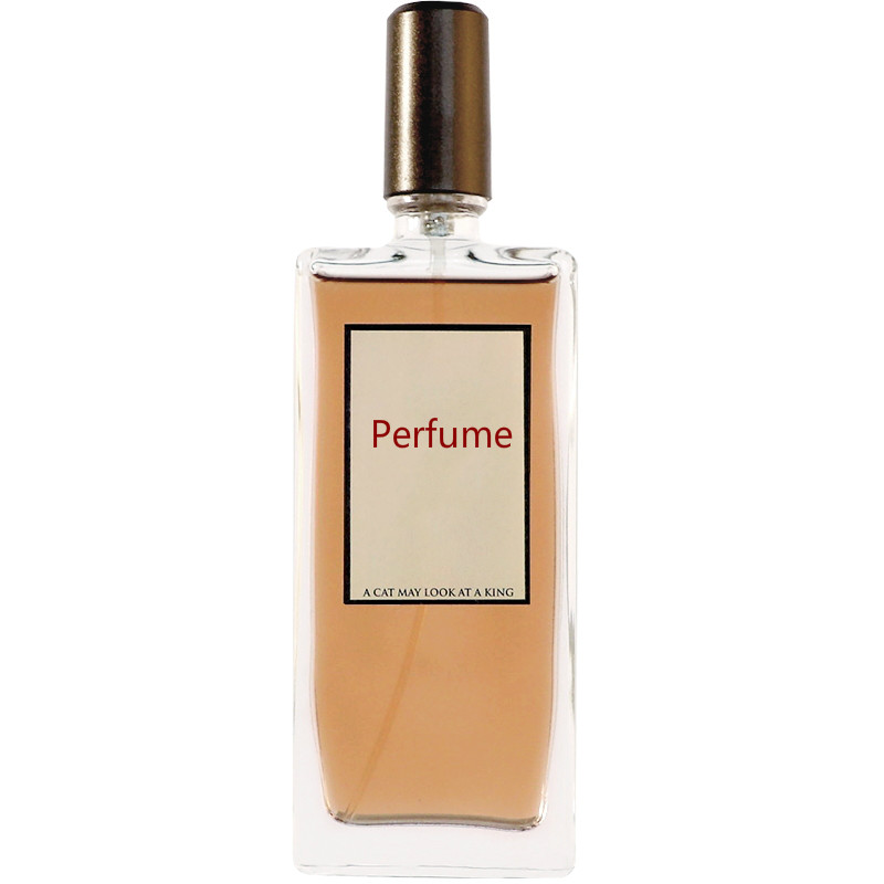 Free sample custom label classic shape square perfume bottle 50ml