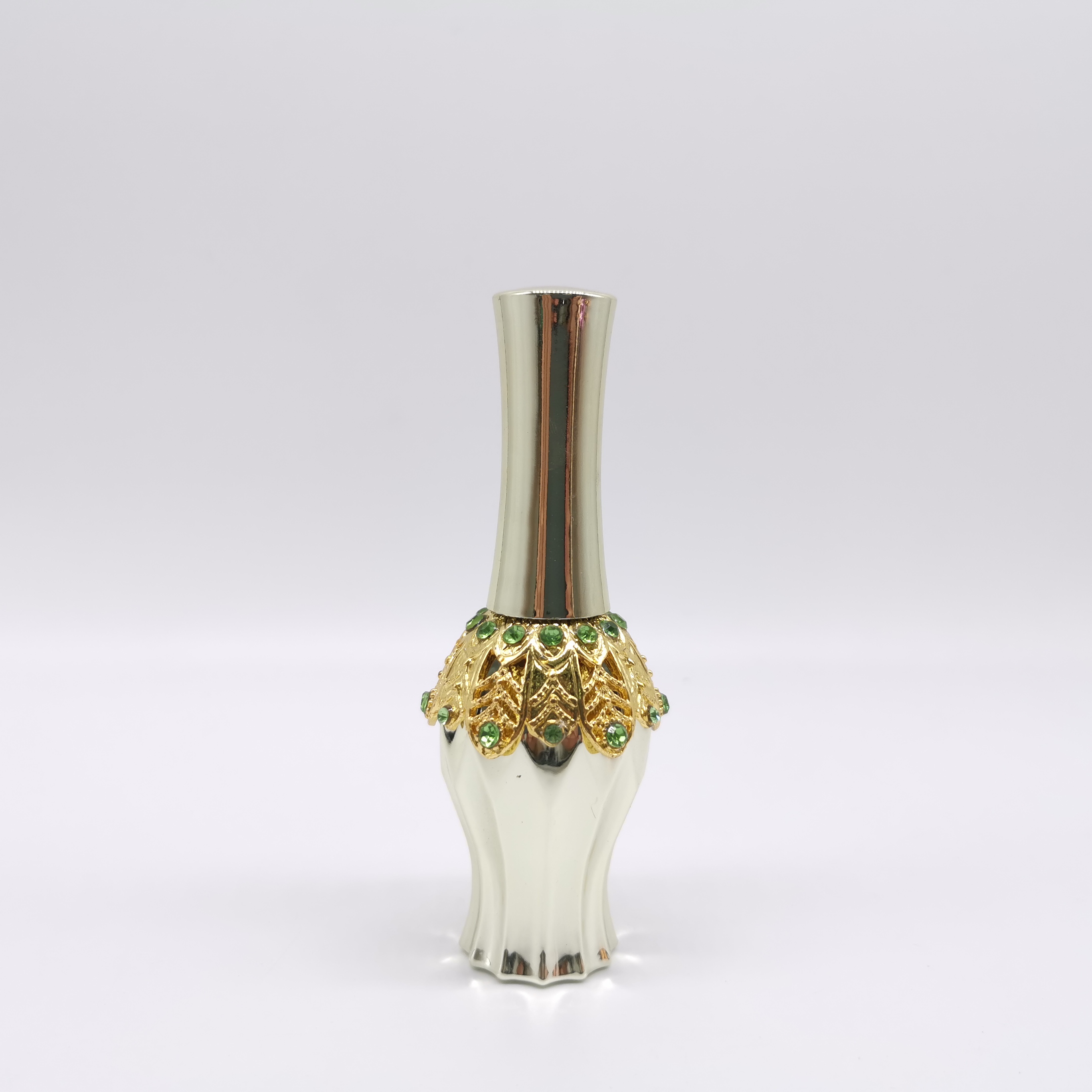 Free sample custom luxury empty 5ml 10ml 15ml empty nail polish bottle with gold top bushes