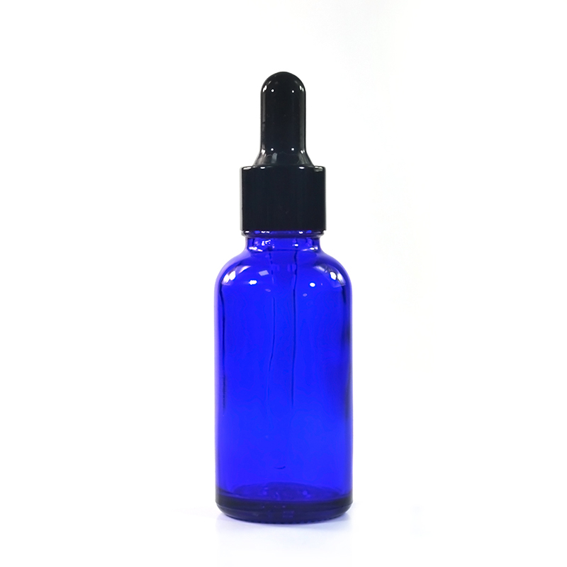 Free sample customized color gold silver black aluminum cap 30ml 50ml 100ml essential oil glass dropper bottle
