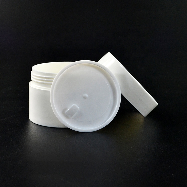 Free sample empty black white 30g 50g 100g 120g cosmetic plastic jar