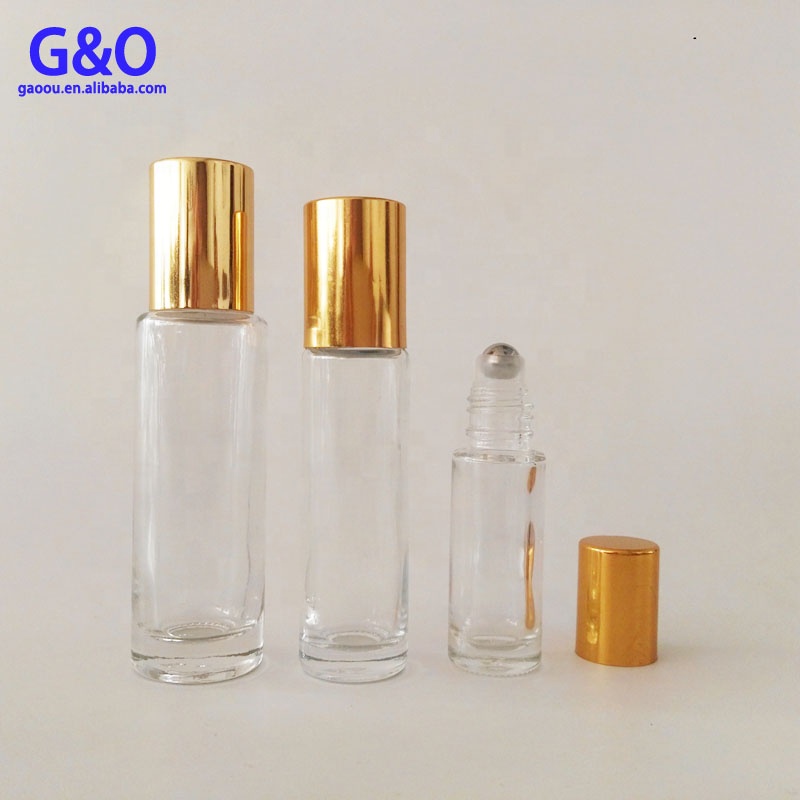Free sample essential oil 1ml 2ml 3ml 5ml 10 ml glass roller bottle with roller ball