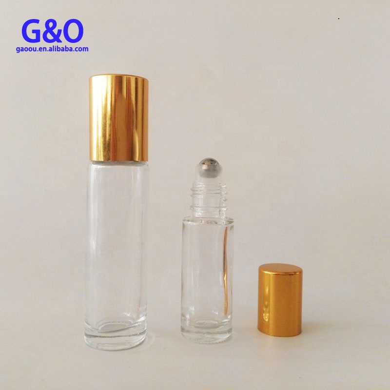 Free sample essential oil 1ml 2ml 3ml 5ml 10 ml glass roller bottle with roller ball