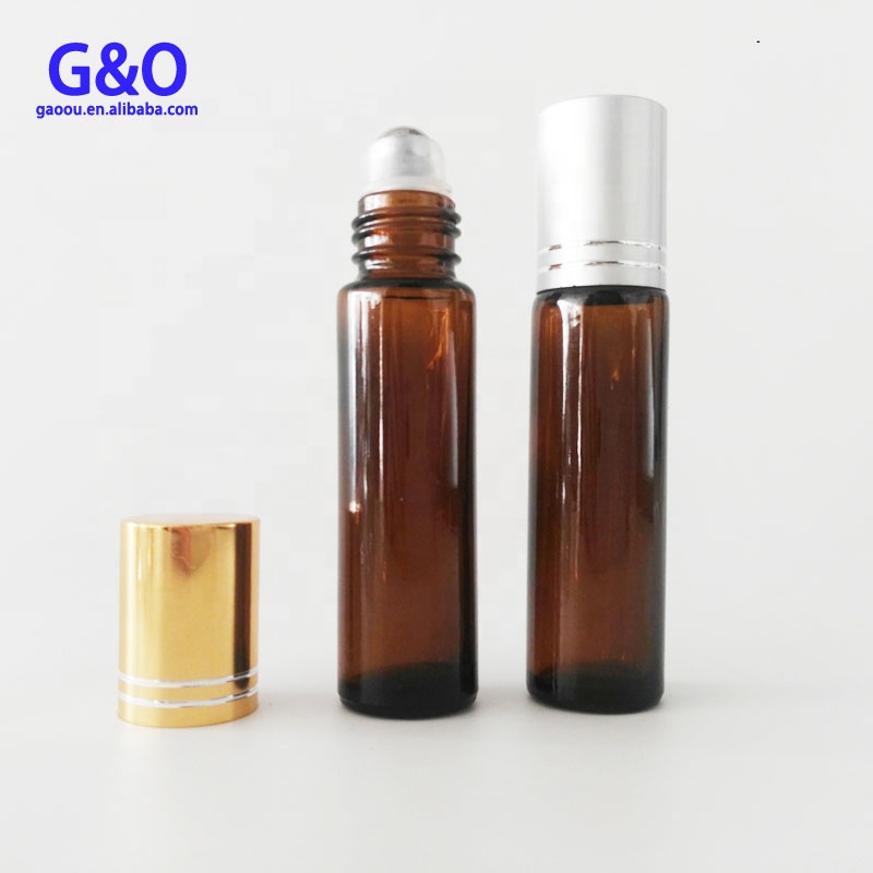 Free sample essential oil 1ml 2ml 3ml 5ml 10 ml glass roller bottle with roller ball