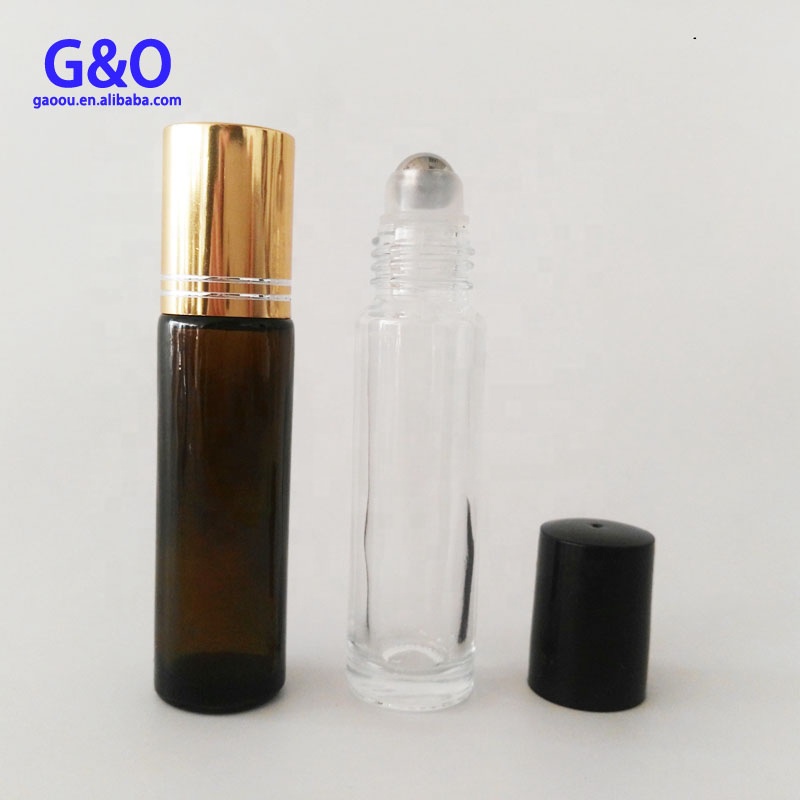 Free sample essential oil 1ml 2ml 3ml 5ml 10 ml glass roller bottle with roller ball