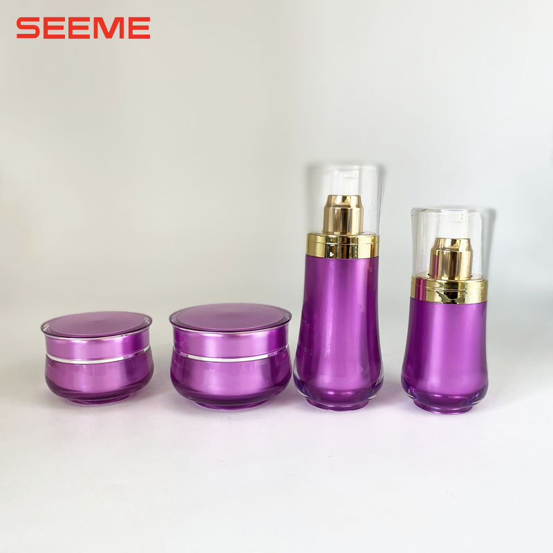 Free sample jar empty cosmetic packaging skincare cream jar plastic bottle 30g