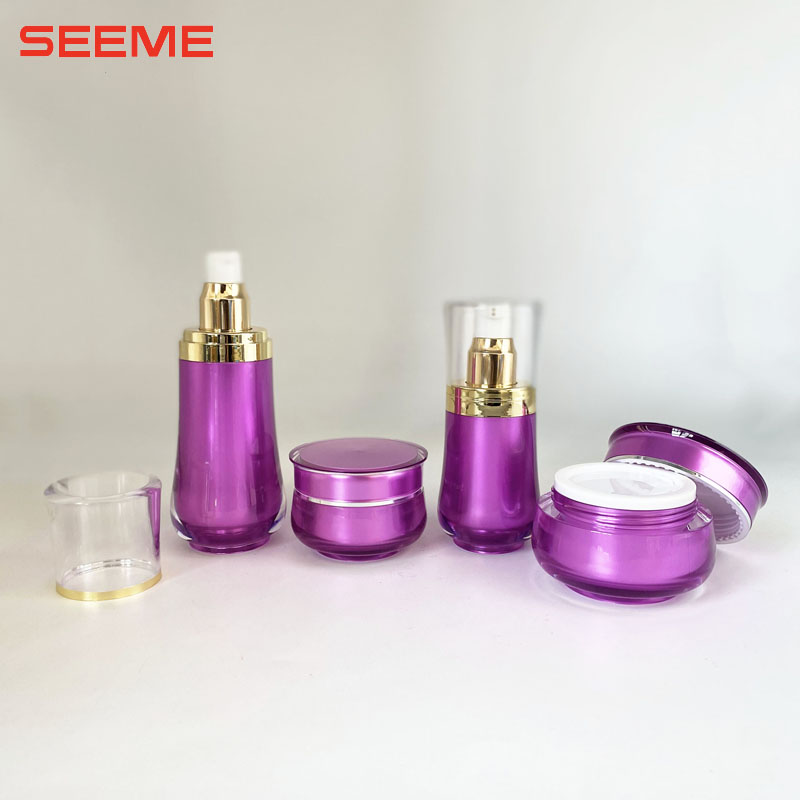 Free sample jar empty cosmetic packaging skincare cream jar plastic bottle 30g