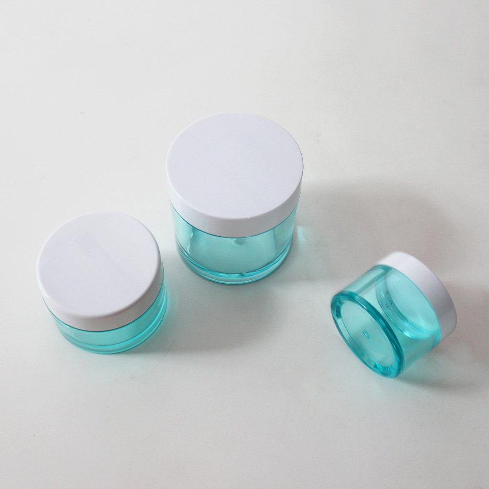 Free sample plastic cosmetic cream jars containers
