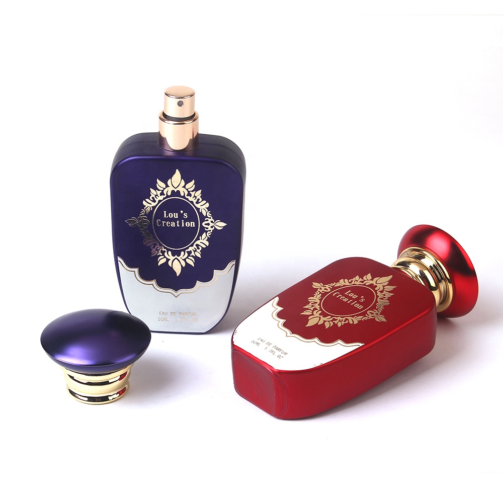 Free sample rectangle delicate roll on refillable glass perfume spray bottle