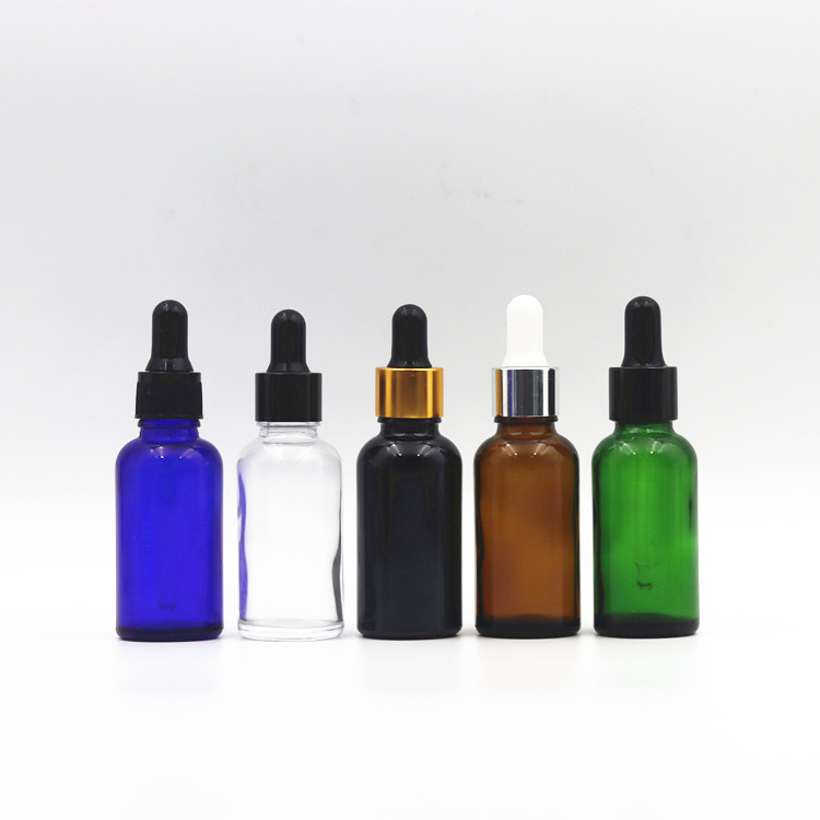 Free sample wholesale 30ml glass essential oil bottle with dropper