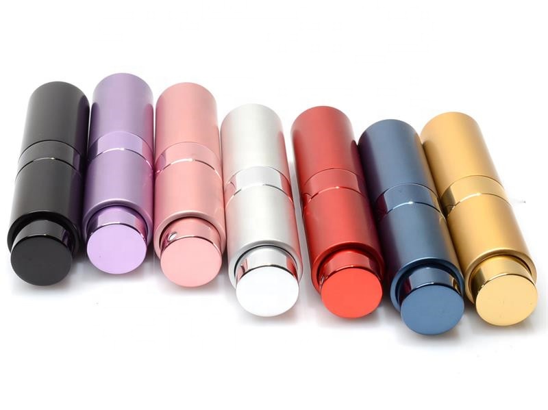 Free samples 10ml atomizer fragrance bottles aluminum perfume spray bottles