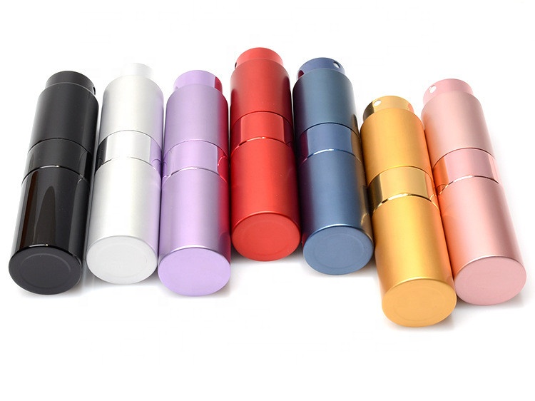 Free samples 10ml atomizer fragrance bottles aluminum perfume spray bottles