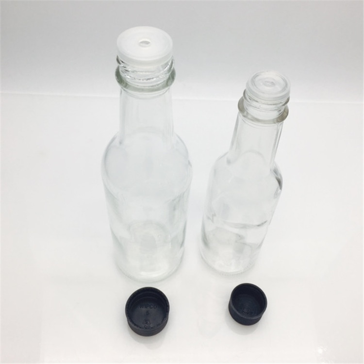 Free samples !!! 150ml 180ml 250ml glass chili pepper /hot sauce bottles plastic cap