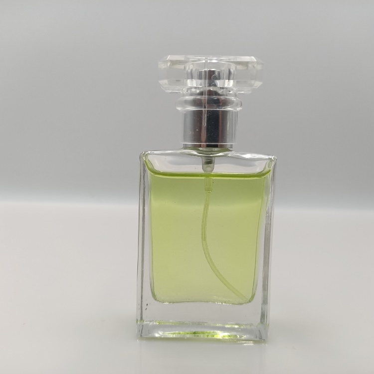 Free samples 30ml 50ml 100ml rectangle glass black transparent perfume atomizer spray bottle brand cologne perfume glass bottle