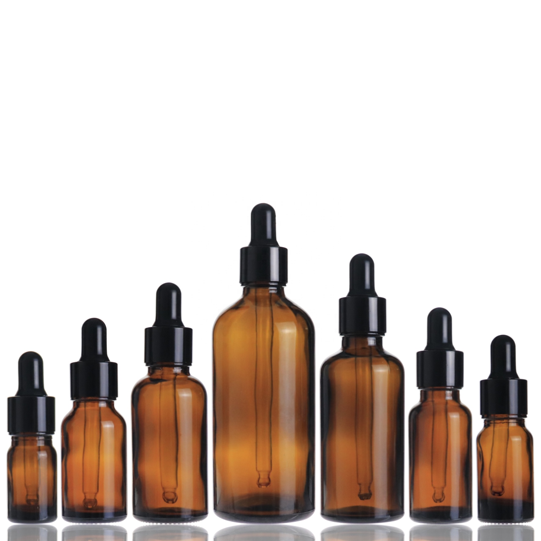 Free samples amber clear transparent glass cosmetic essential oil dropper bottle 30ml