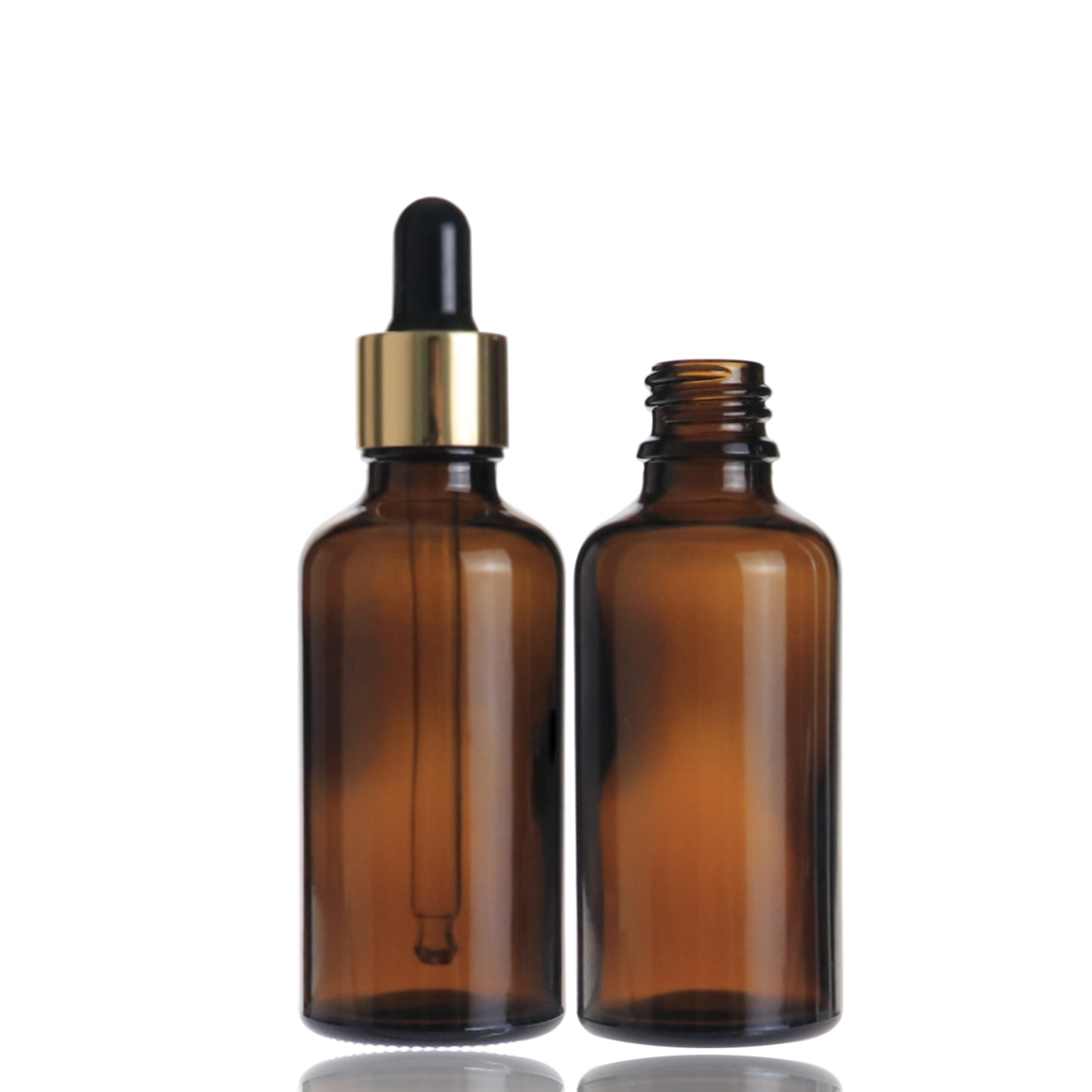 Free samples amber clear transparent glass cosmetic essential oil dropper bottle 30ml