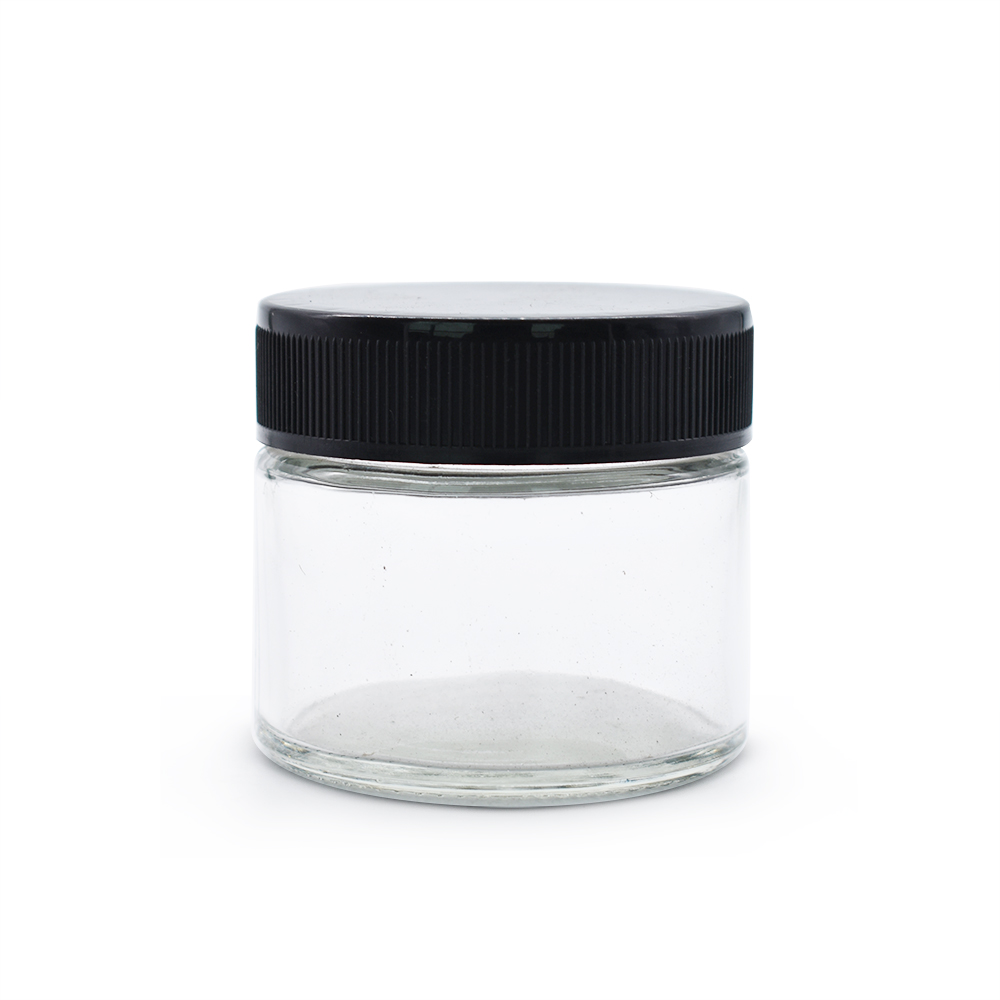 Free samples clear glass jar 30g 50g 80g 100g cosmetic cream jars skin care cream jar