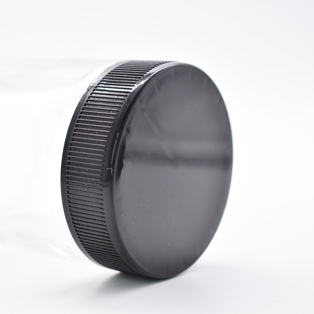 Free samples clear glass jar with black lids 30g 50g 80g 100g face cream bottle