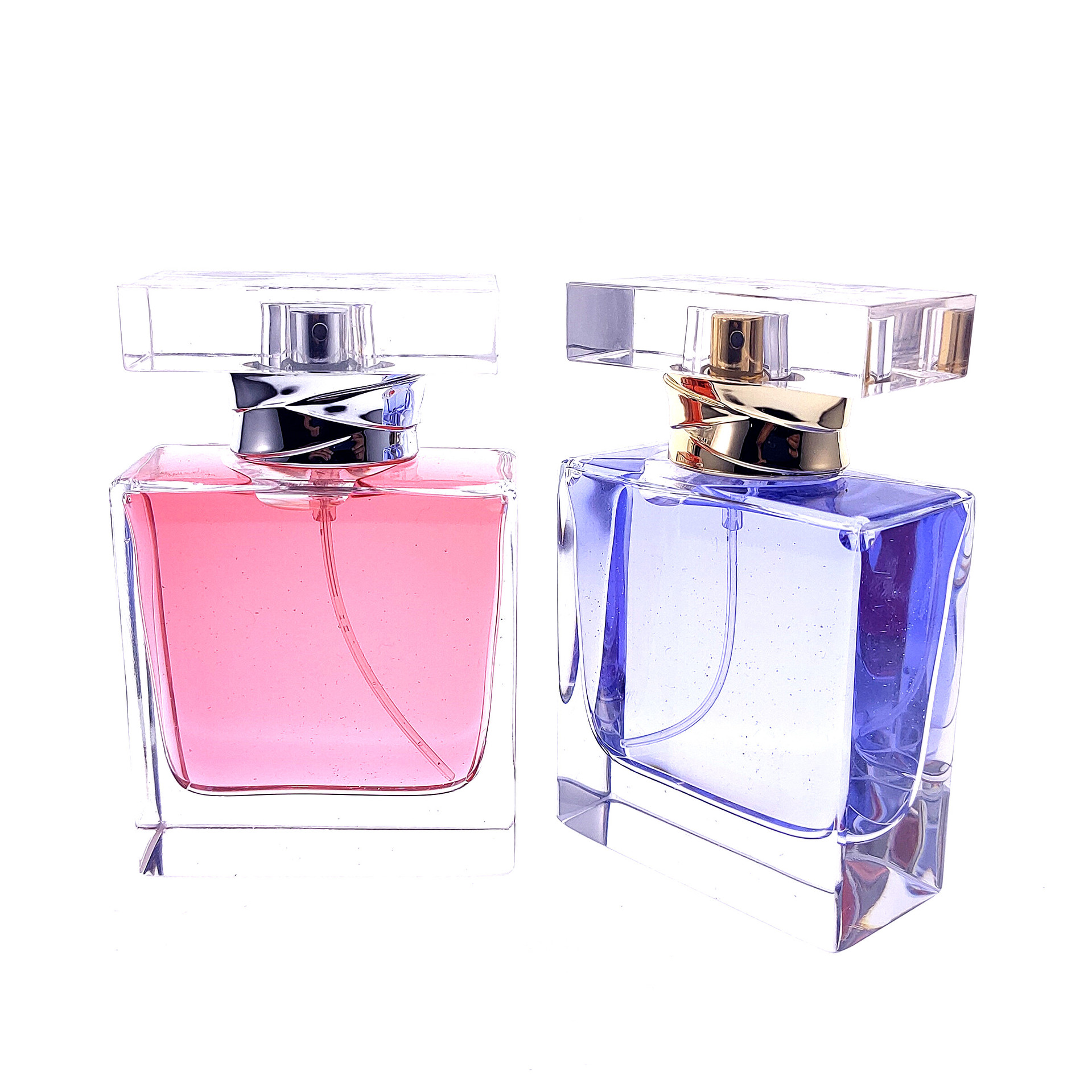 Free samples luxury 30ml 50ml 100ml glass mist spray perfume bottle